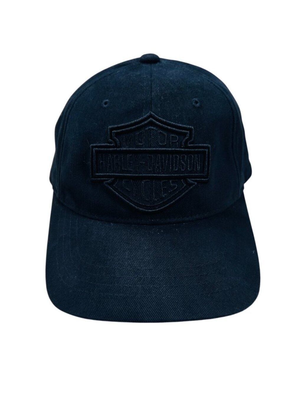Harley Davidson Phantom Logo Embroidered Cap Hat Adjustable Black
